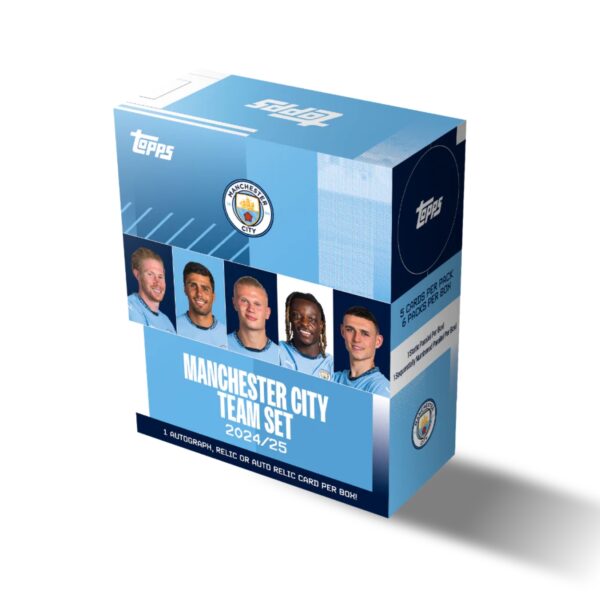 「GOH’S」2024-25 TOPPS® Manchester City FC Team Set 曼城隊盒