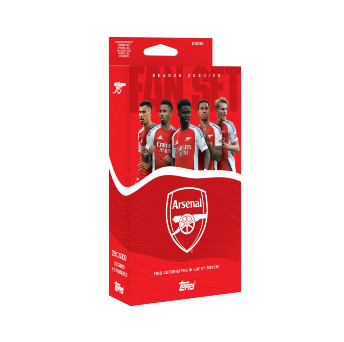 「GOH’S」2024-25 TOPPS® Arsenal FC Fan Set 阿森納隊盒