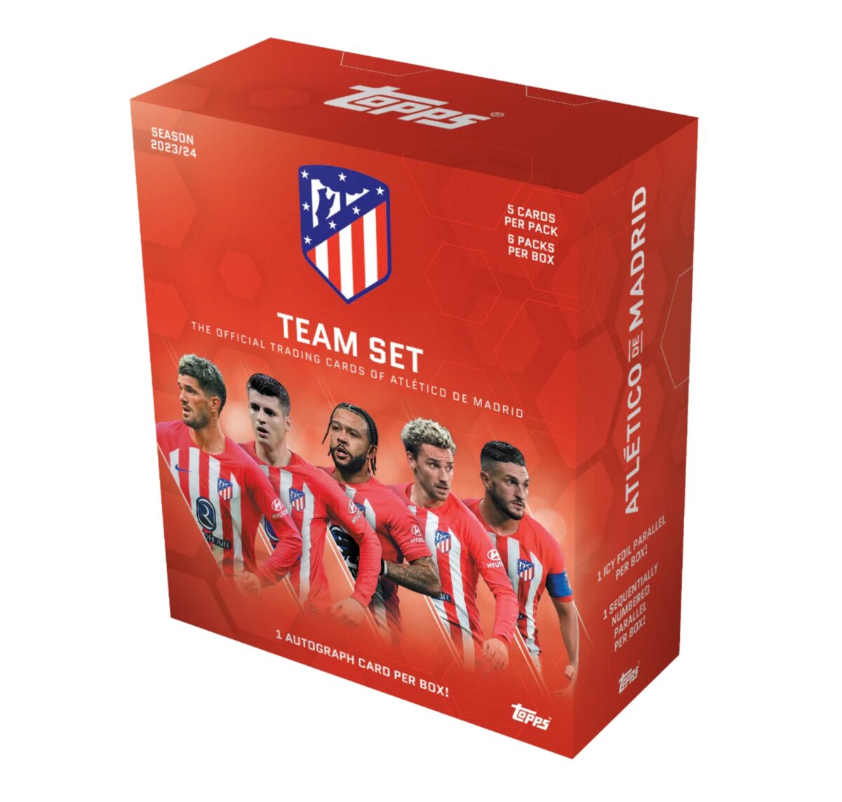 「GOH’S」2023-24 TOPPS® Atlético de Madrid Official Team Set 馬競隊盒