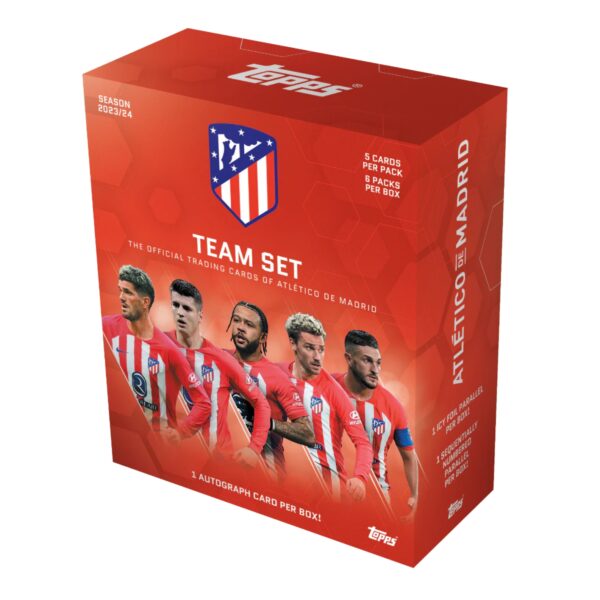 「GOH’S」2023-24 TOPPS® Atlético de Madrid Official Team Set 馬競隊盒