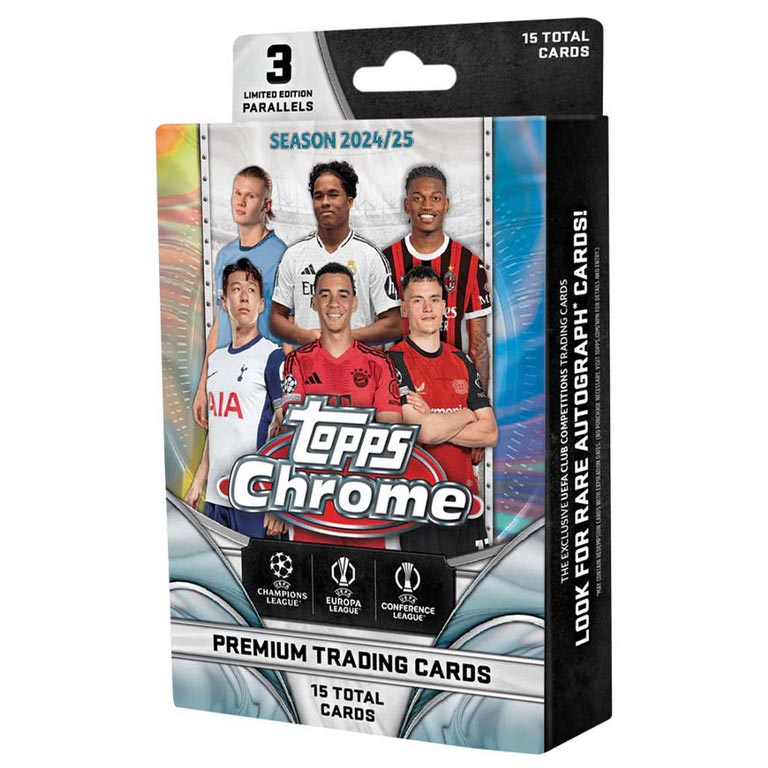 「GOH’S」2024-25 TOPPS Chrome UEFA Club Competitions Hanger Box 歐冠掛盒