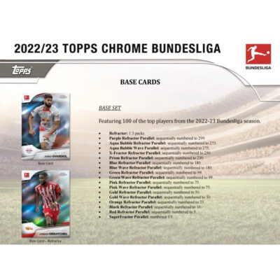「GOH‘S」2022-23 TOPPS Chrome Bundesliga Hobby 德甲-單包
