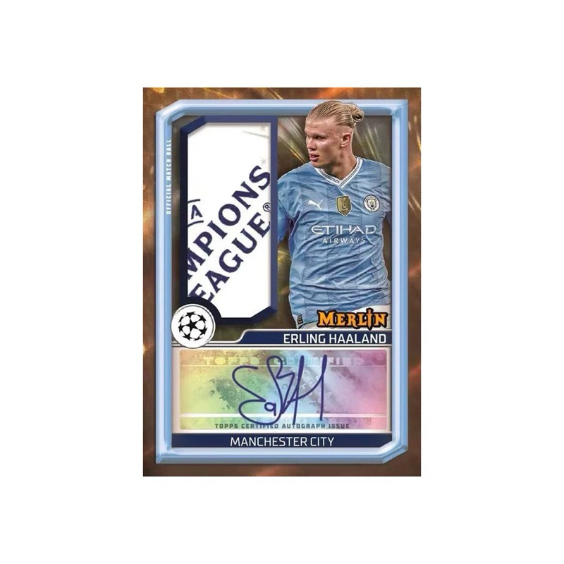 「GOH'S」2023-24 TOPPS Merlin Chrome UEFA ValueBox 梅林歐冠手雷