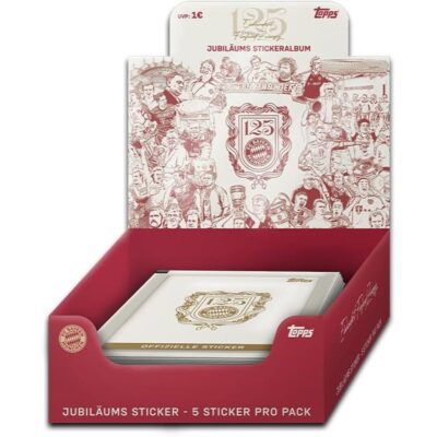 「GOH’S」2024-25 TOPPS FC Bayern Munich 125th Anniversary Stickers 拜仁125週年貼紙-單包