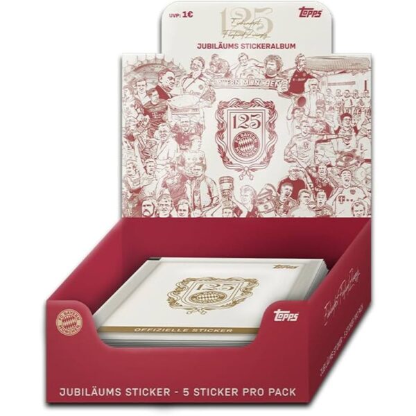 「GOH’S」2024-25 TOPPS FC Bayern Munich 125th Anniversary Stickers 拜仁125週年貼紙-單包