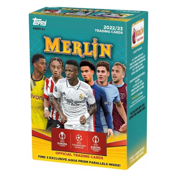 「GOH’S」2022-23 TOPPS MERLIN Chrome UEFA Value Box 梅林歐冠手雷