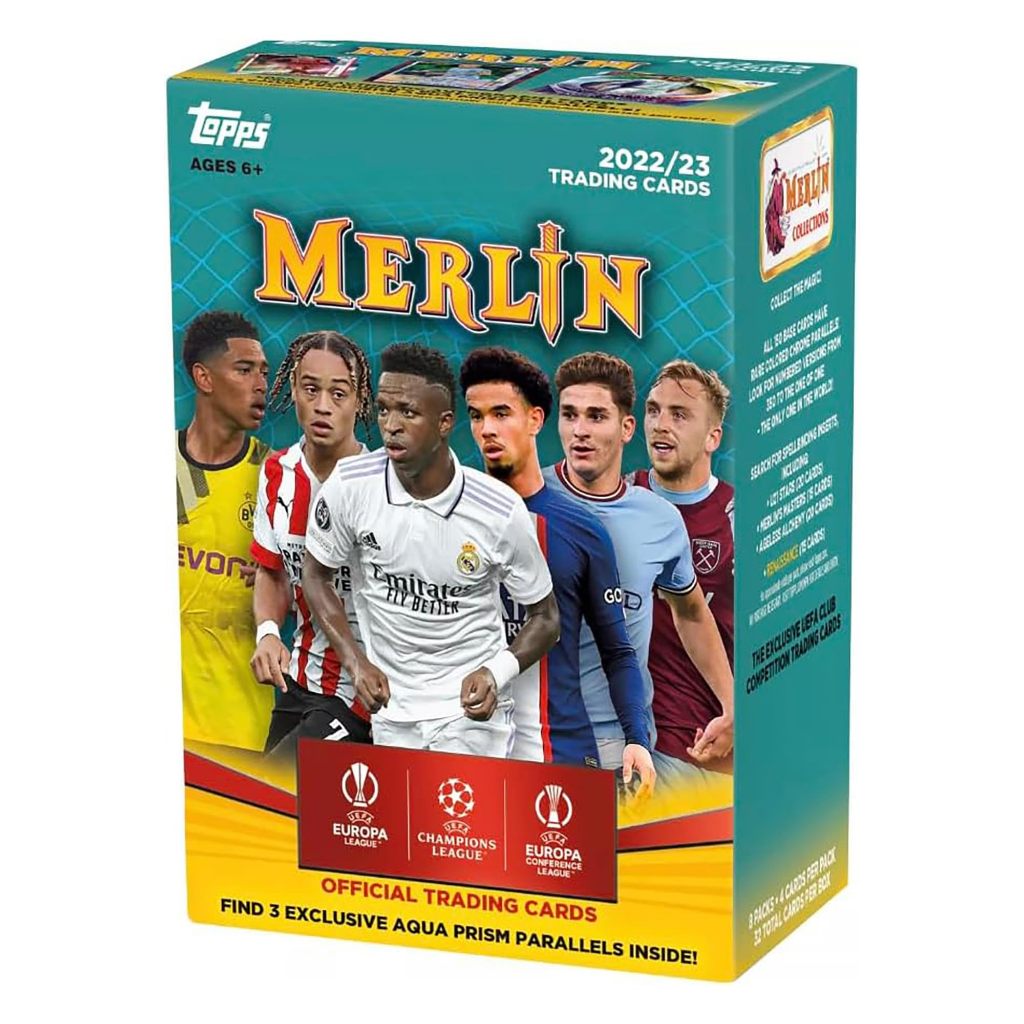 「GOH’S」2022-23 TOPPS MERLIN Chrome UEFA Value Box 梅林歐冠手雷
