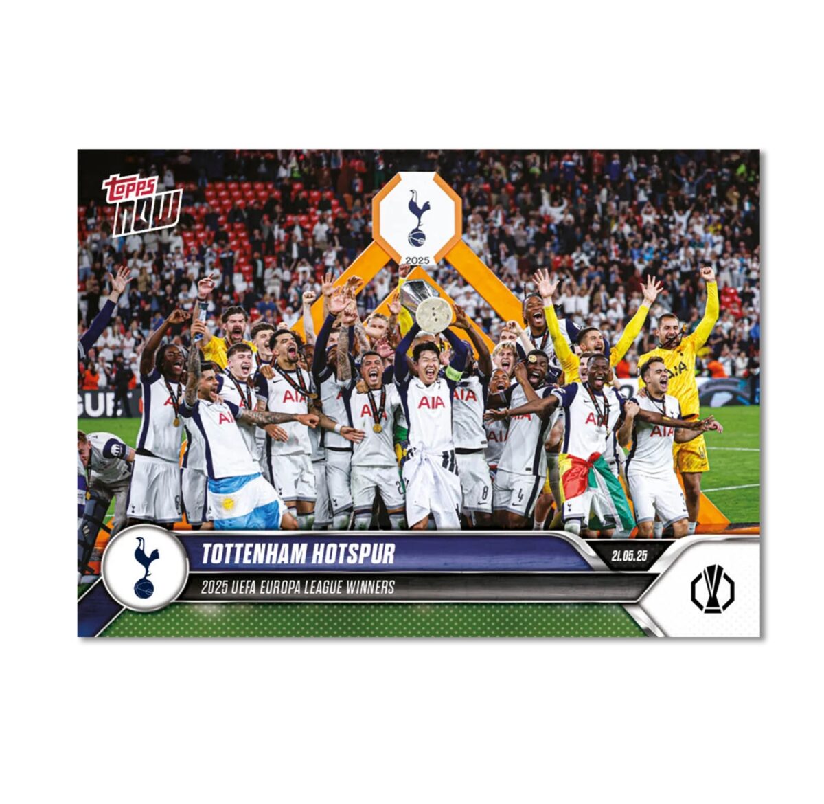 「GOH’S」Tottenham Hotspur-2024-25 UEL Topps NOW® Card 34 - PR: 6343