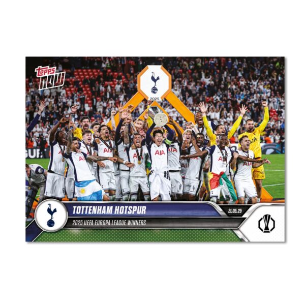 「GOH’S」Tottenham Hotspur-2024-25 UEL Topps NOW® Card 34 - PR: 6343