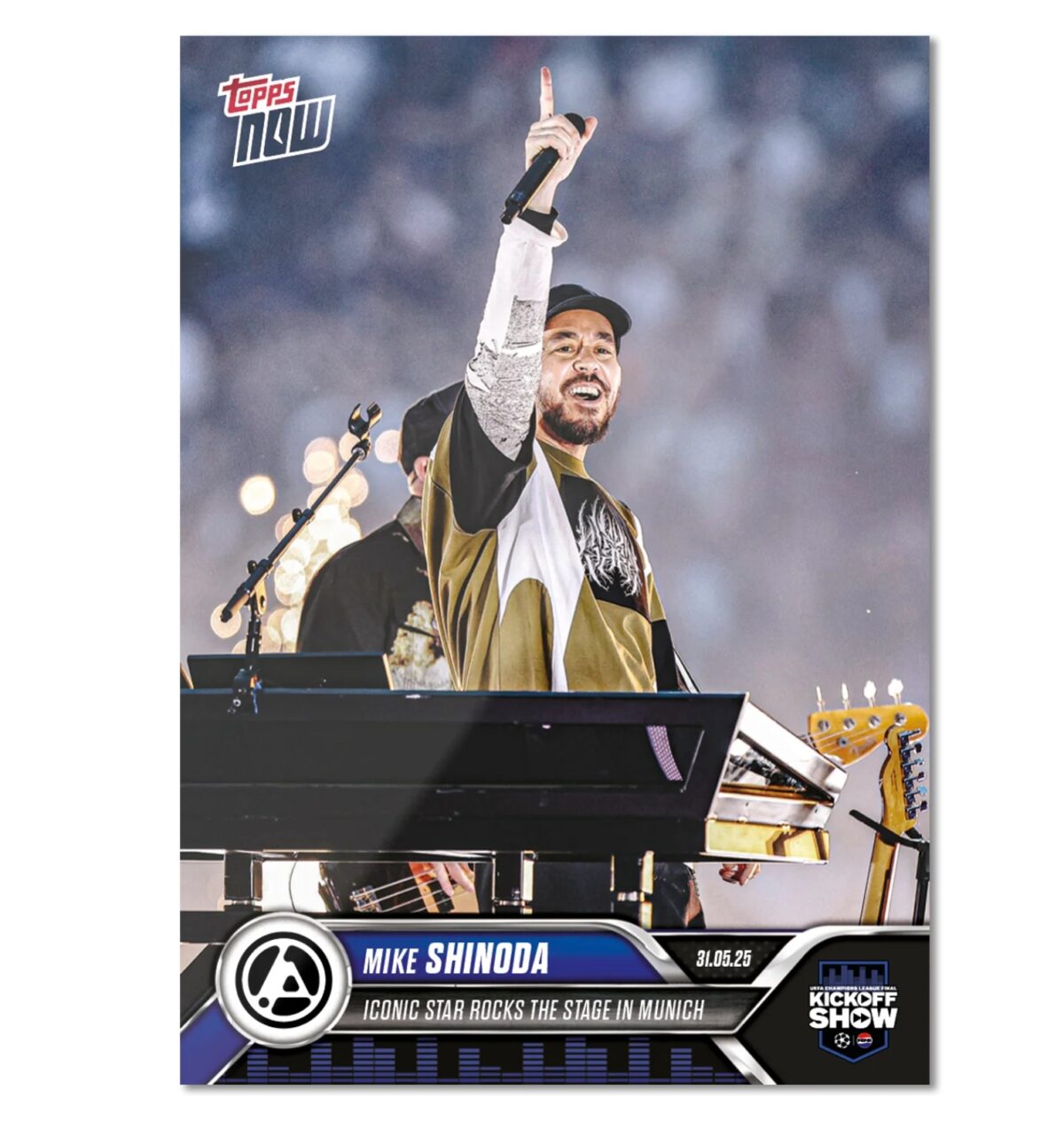 「GOH’S」Mike Shinoda - 2024-25 UCL Topps NOW® - Card 167 - LOOK FOR AUTOS & AUTO-RELIC - PR: 5884