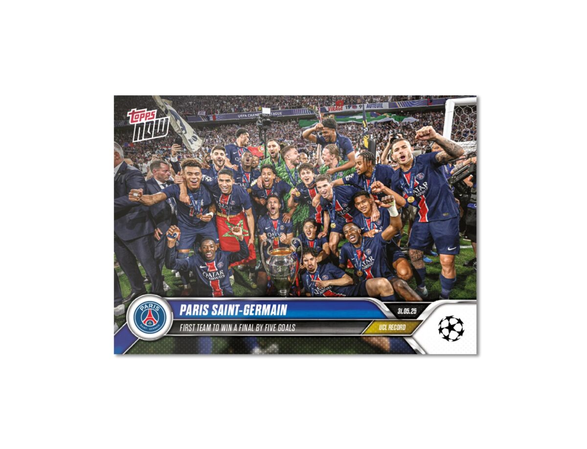 「GOH’S」Paris Saint-Germain - 2024-25 UCL Topps NOW® - Card 158 - PR: 1368