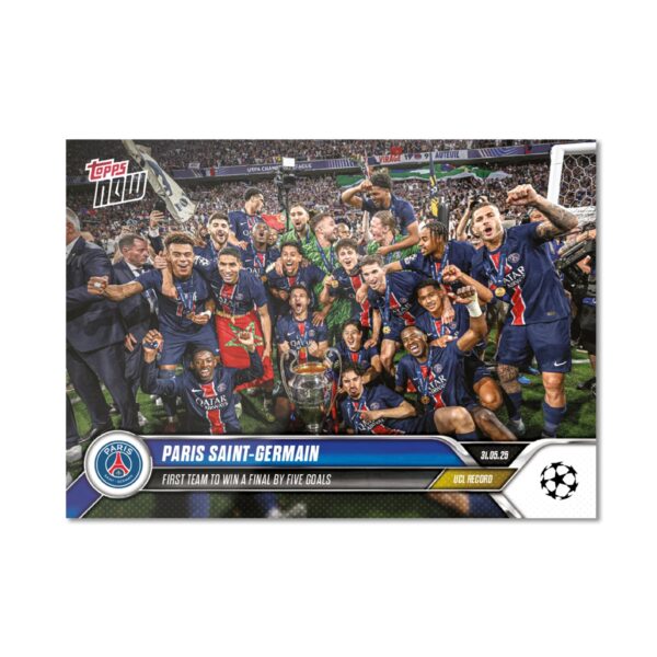 「GOH’S」Paris Saint-Germain - 2024-25 UCL Topps NOW® - Card 158 - PR: 1368