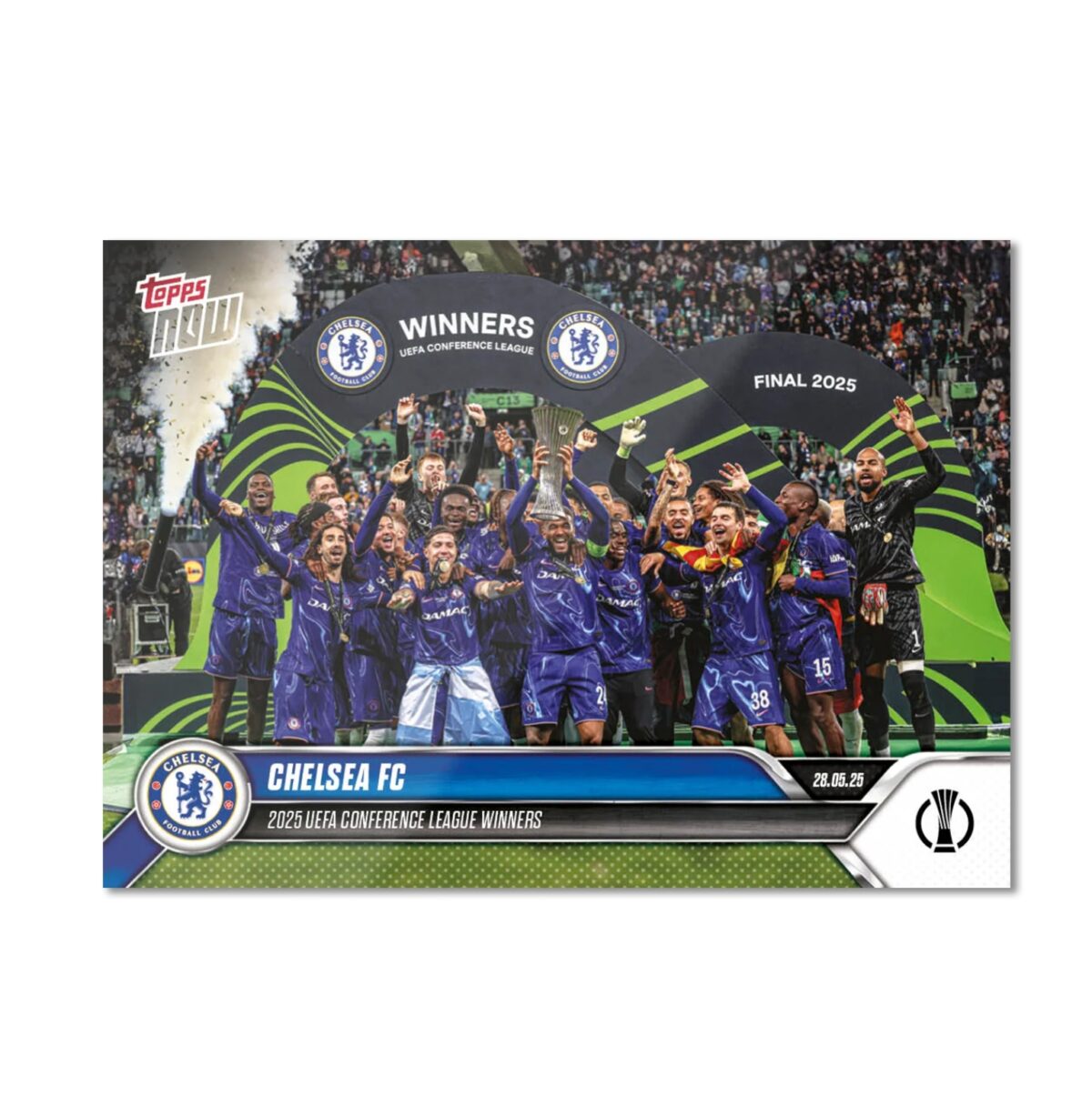 「GOH’S」Chelsea FC - 2024-25 UECL Topps NOW® - Card 15 - PR: 1410