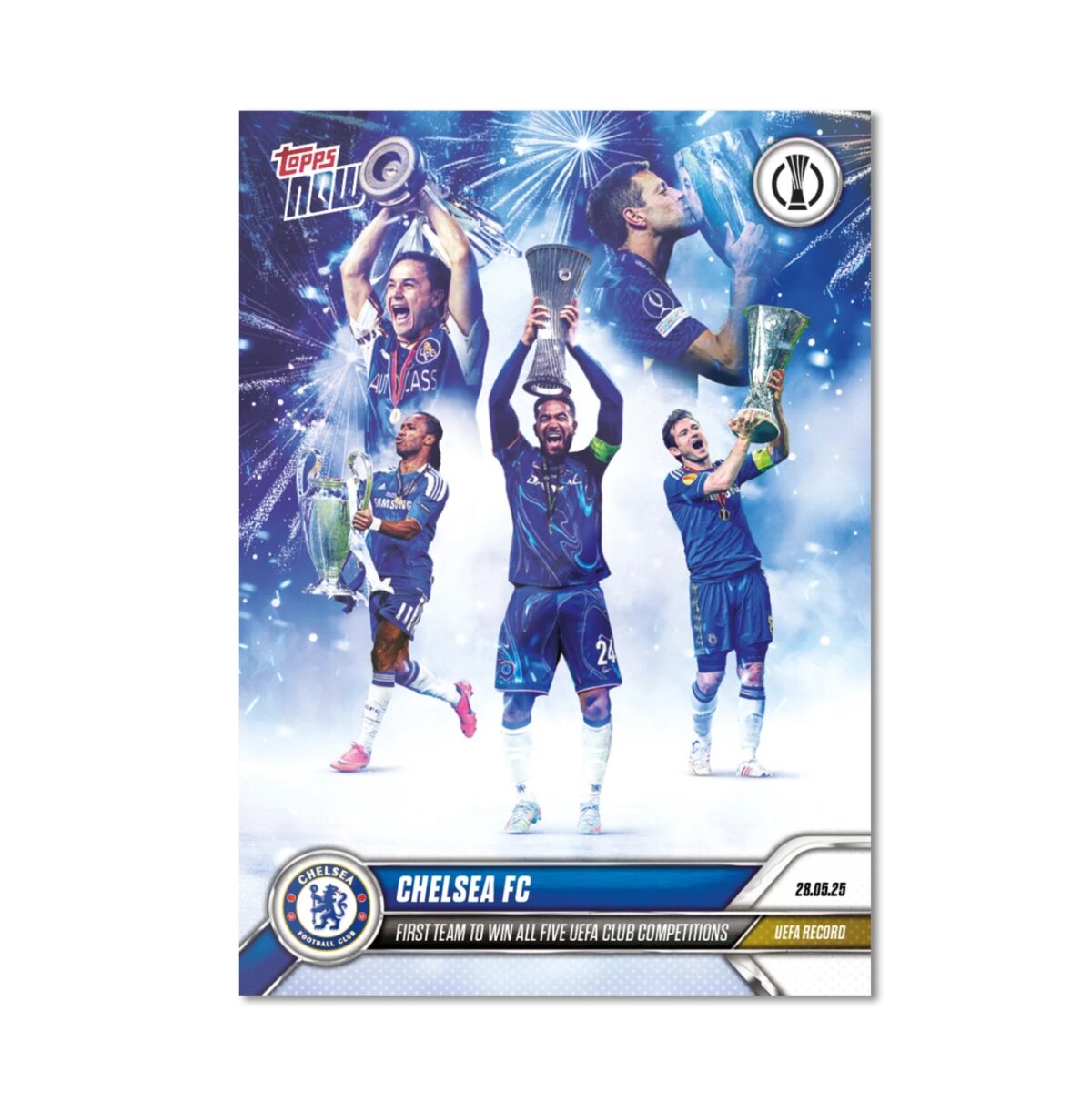 「GOH’S」Chelsea FC - 2024-25 UECL Topps NOW® - Card 16 - PR: 3457