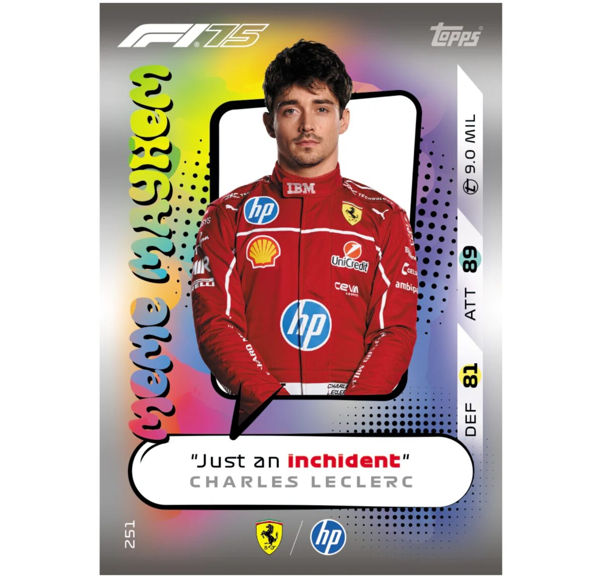 「GOH’S」2025 TOPPS Formula 1 Turbo Attax Hanger Box-掛盒