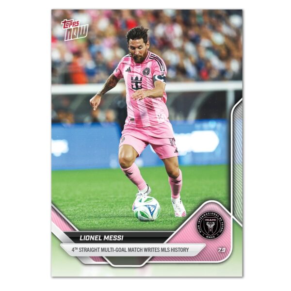 「GOH’S」Lionel Messi - 2025 MLS Topps NOW® - Card 61 - PR: 1953