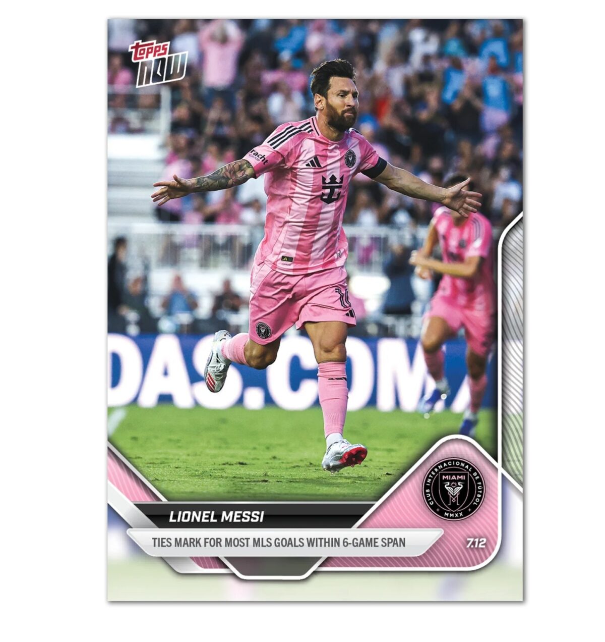 「GOH’S」Lionel Messi - 2025 MLS Topps NOW® - Card 63 - PR: 1719