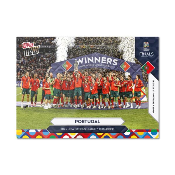 「GOH’S」Portugal - 2025 UEFA Nations League Topps NOW® - Card 4 - PR: 2177
