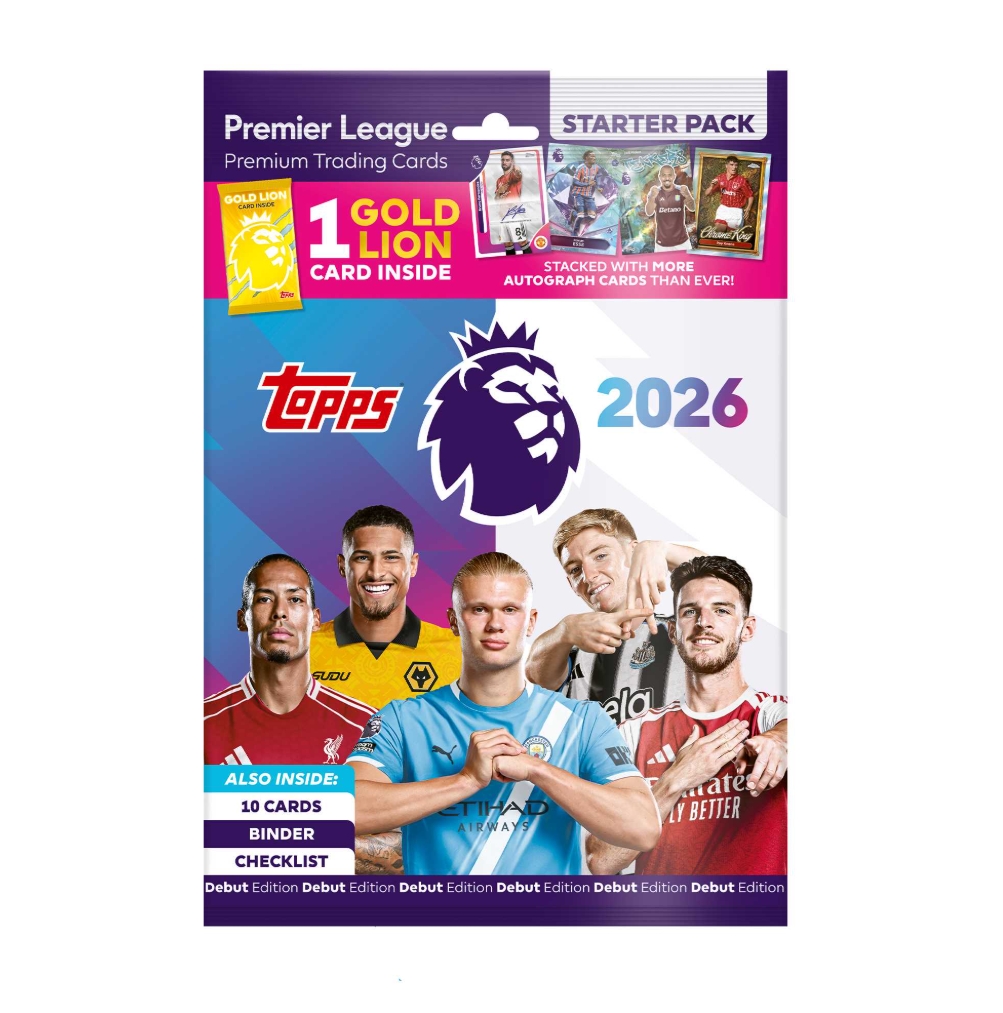 「GOH’S」2025-26 TOPPS Premier League EPL Debut Edition Starter Pack
