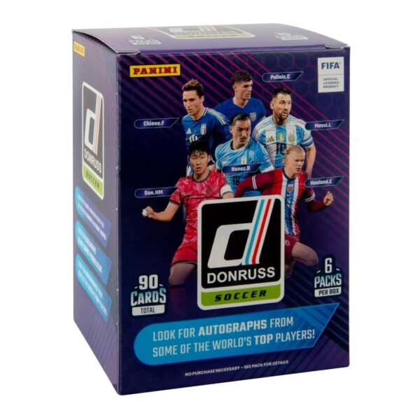 「GOH’S」2024-25 PANINI Donruss FIFA Soccer Blaster Box (Blue Cubic) - FIFA杜蕾斯手雷盒藍方塊