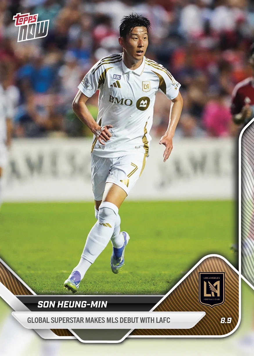 「GOH’S」Son Heung-min - 2025 MLS Topps NOW® - Card 73 - LOOK FOR RELICS & AUTO-RELICS - PR: 9685