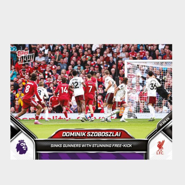 「GOH’S」Dominik Szoboszlai - 2025-26 Premier League Topps NOW® - Card 16 - PR: 2114
