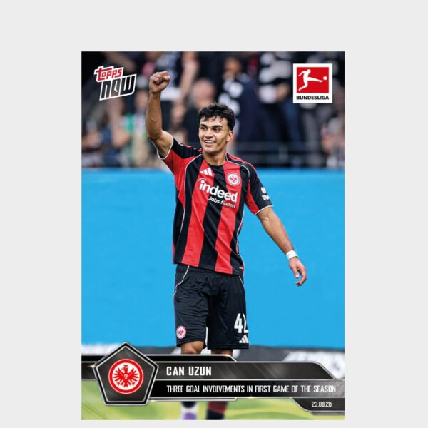 「GOH’S」Can Uzun - 2025-26 Bundesliga Topps NOW® - Card 7