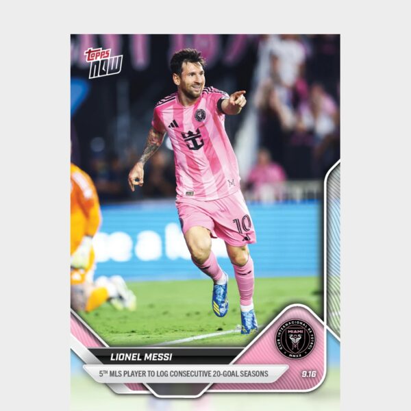 「GOH’S」Lionel Messi - 2025 MLS Topps NOW® - Card 94 - PR: 2459