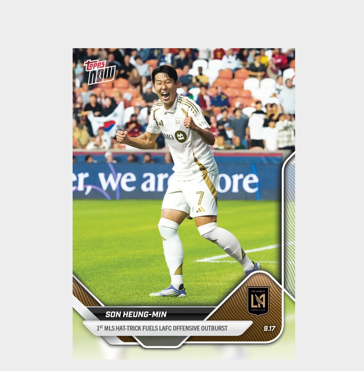 「GOH’S」Son Heung-Min - 2025 MLS Topps NOW® - Card 95 - LOOK FOR RELICS & AUTO-RELICS - PR: 4692