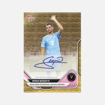 「GOH’S」Sergio Busquets - 2025 MLS Topps NOW® - Card 106 - PR: 427