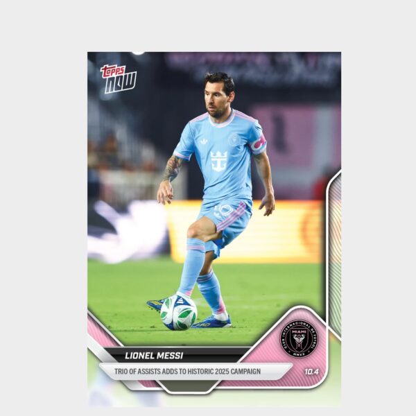 「GOH’S」Lionel Messi - 2025 MLS Topps NOW® - Card 107 - PR: 1935