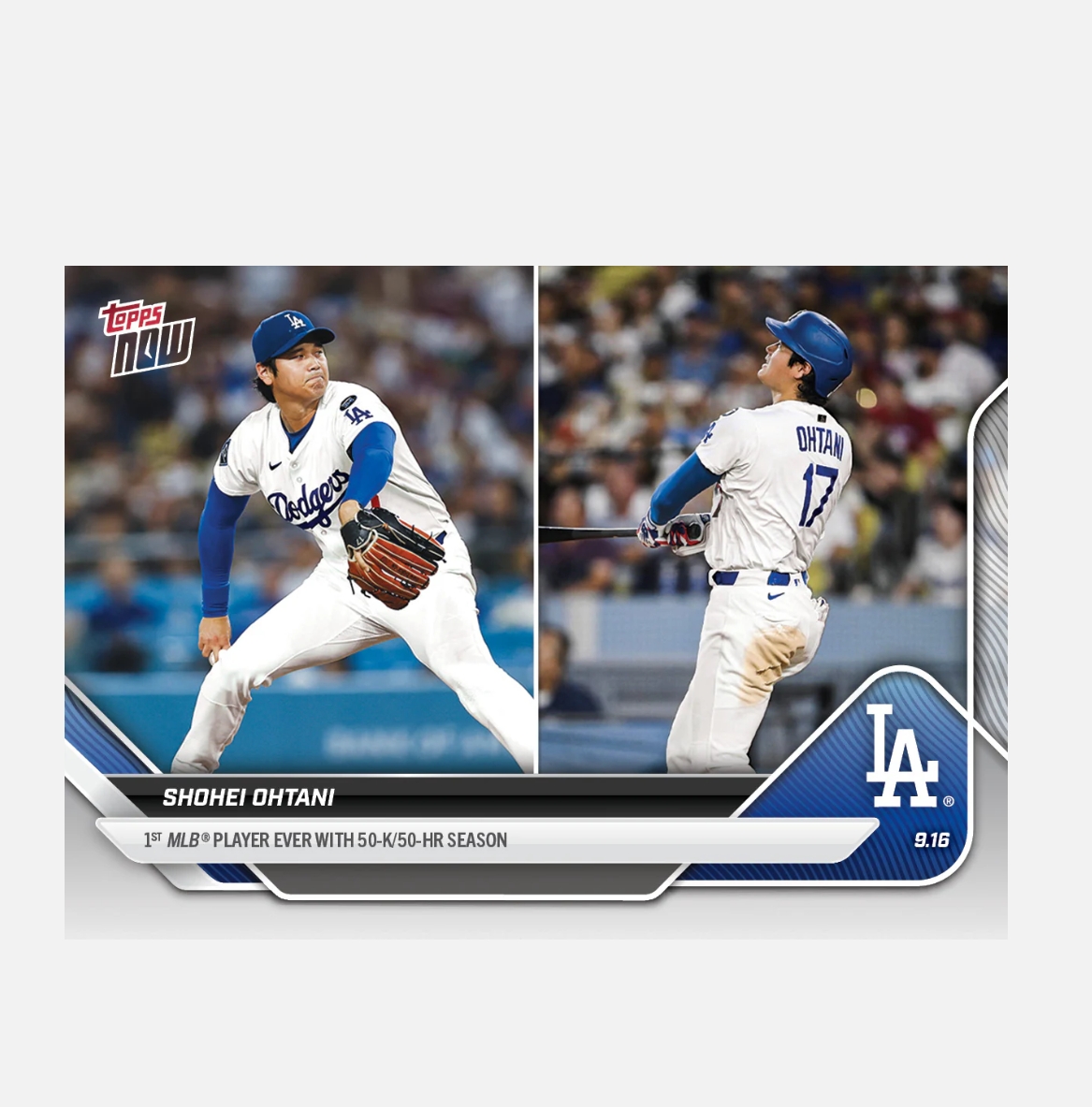 「GOH’S」Shohei Ohtani - 2025 MLB Topps NOW® - Card 721 - LOOK FOR RELICS - PR: 62411