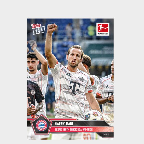 「GOH’S」Harry Kane - 2025-26 Bundesliga Topps NOW® - Card 27 - PR: 317