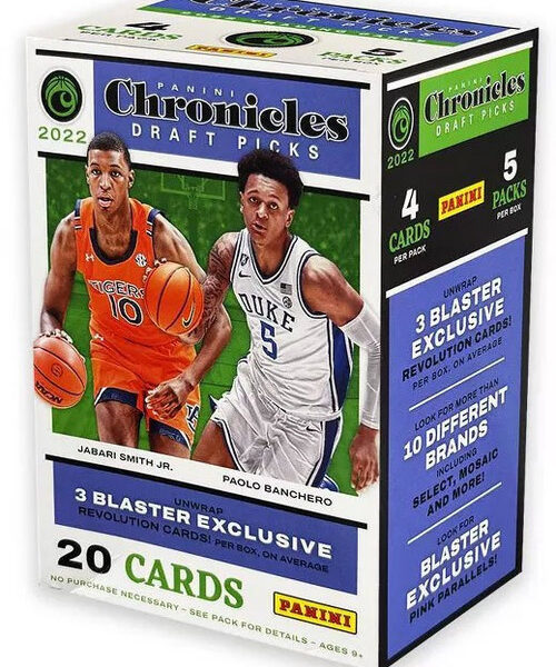 「GOH’S」2022-23 Panini Chronicles Draft Picks Basketball Blaster Box Pink Parallels - NBA編年史手雷