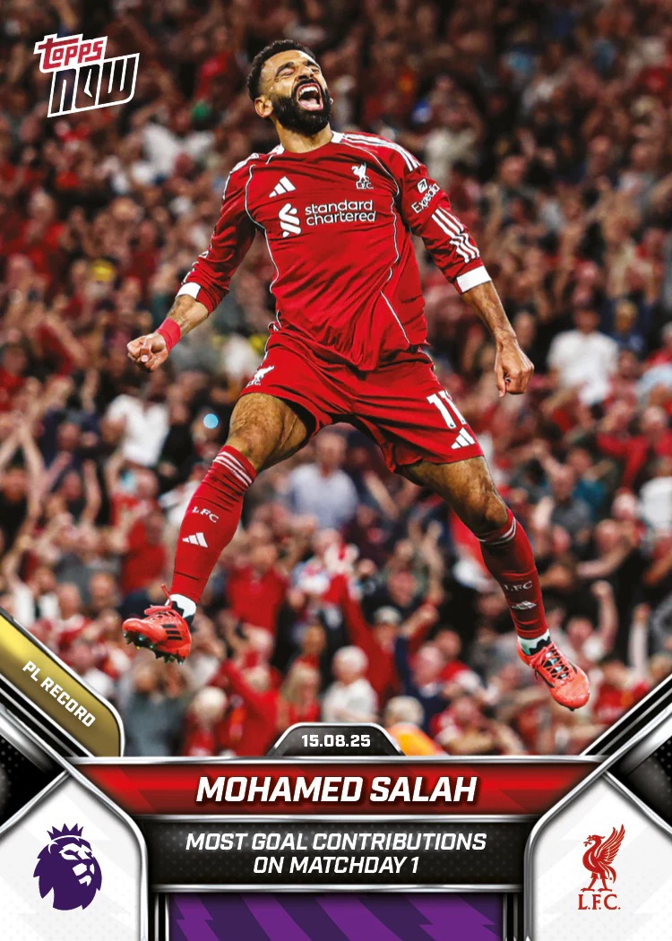 「GOH’S」Mohamed Salah - 2025-26 Premier League Topps NOW® Card 5
