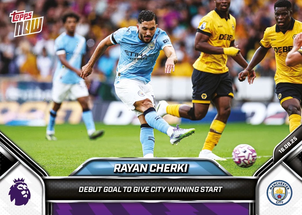 「GOH’S」Rayan Cherki - 2025-26 Premier League Topps NOW® Card 2