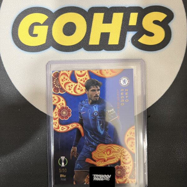 「GOH’S」2024-25 Topps Total Football Lunar New Year Blue /50 Pedro Neto - 代購