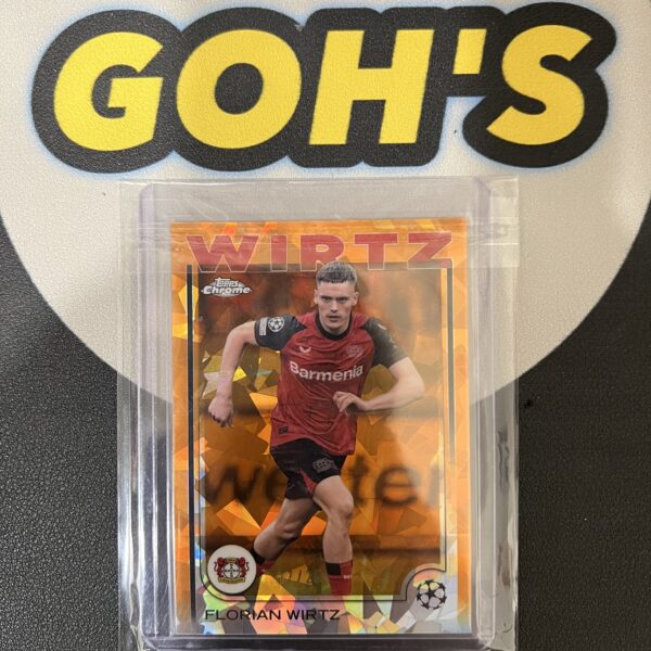 line_oa_chat_251016_214424 「GOH’S」2024-25 Topps Chrome Sapphire UEFA UCC Florian Wirtz Orange #/25