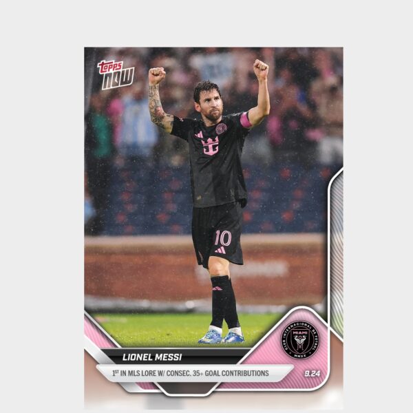 「GOH’S」Lionel Messi - 2025 MLS Topps NOW® - Card 102 - PR: 2370