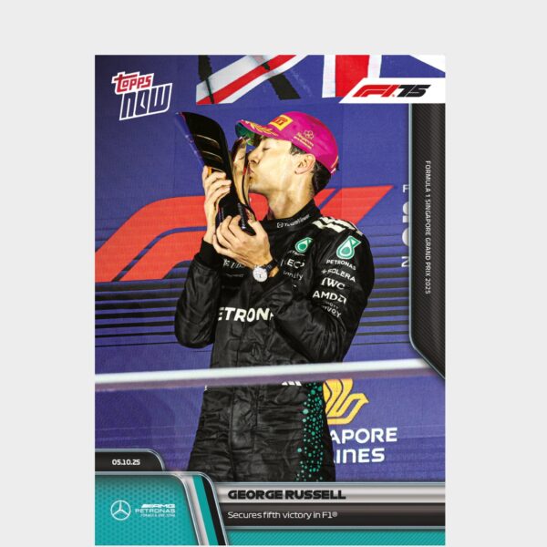 「GOH’S」George Russell - 2025 Formula 1® Topps NOW® - Card 67 - PR: 2978