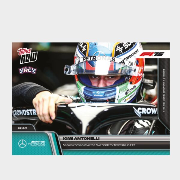 「GOH’S」Kimi Antonelli - 2025 Formula 1® Topps NOW® - Card 68 - PR: 2615