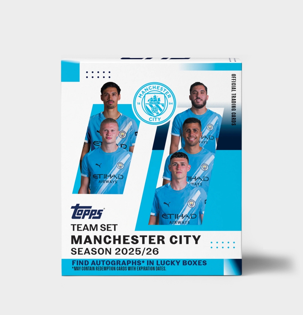 「GOH’S」2025-26 TOPPS® Manchester City Team Set 曼城隊盒