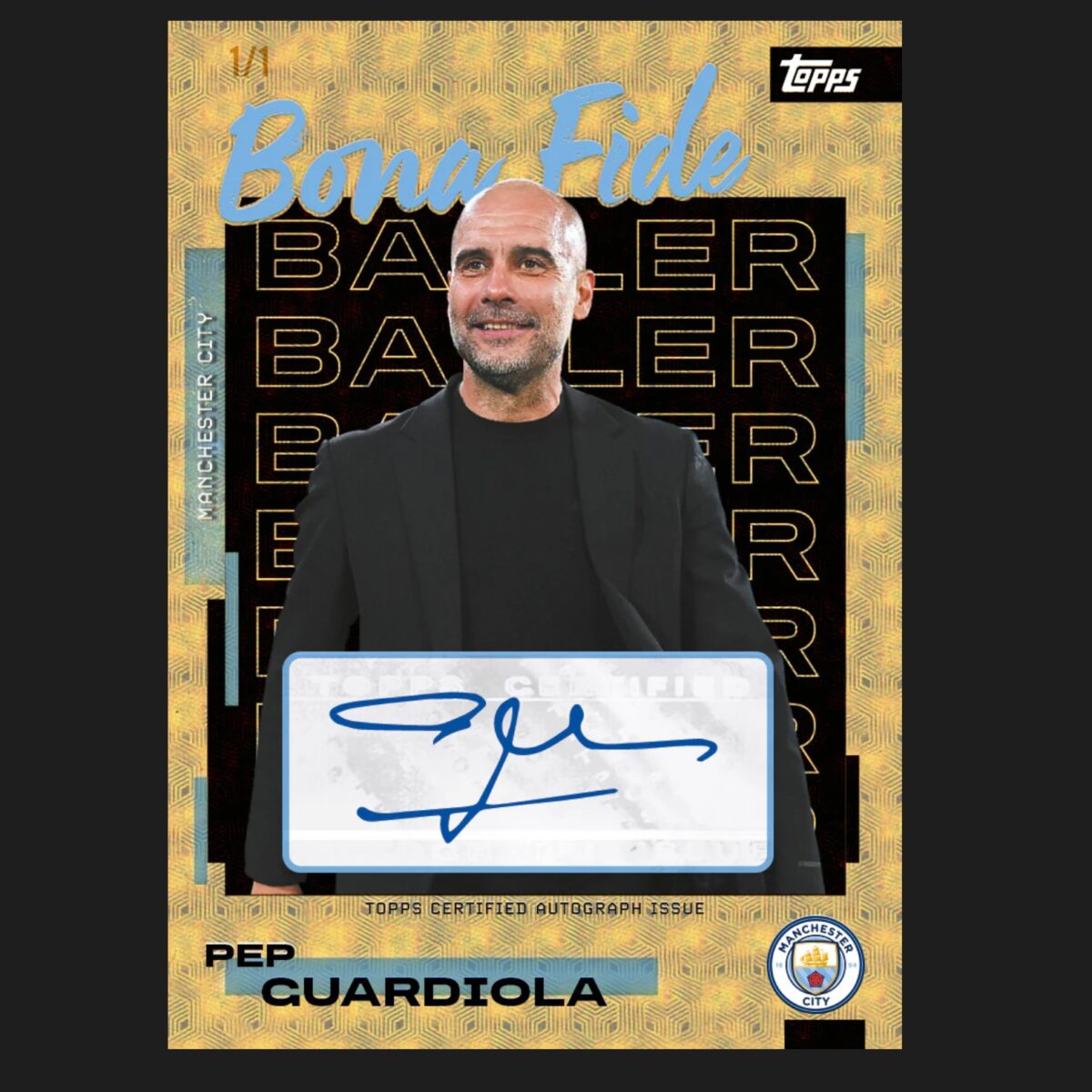 「GOH’S」2025-26 TOPPS® Manchester City Team Set 曼城隊盒