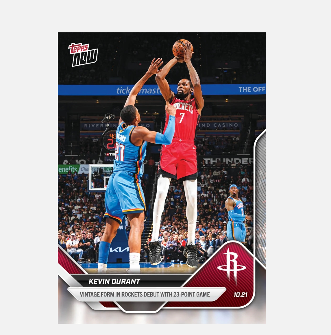 「GOH’S」Kevin Durant - 2025-26 NBA Topps NOW® - Card 3 - PR: 1673