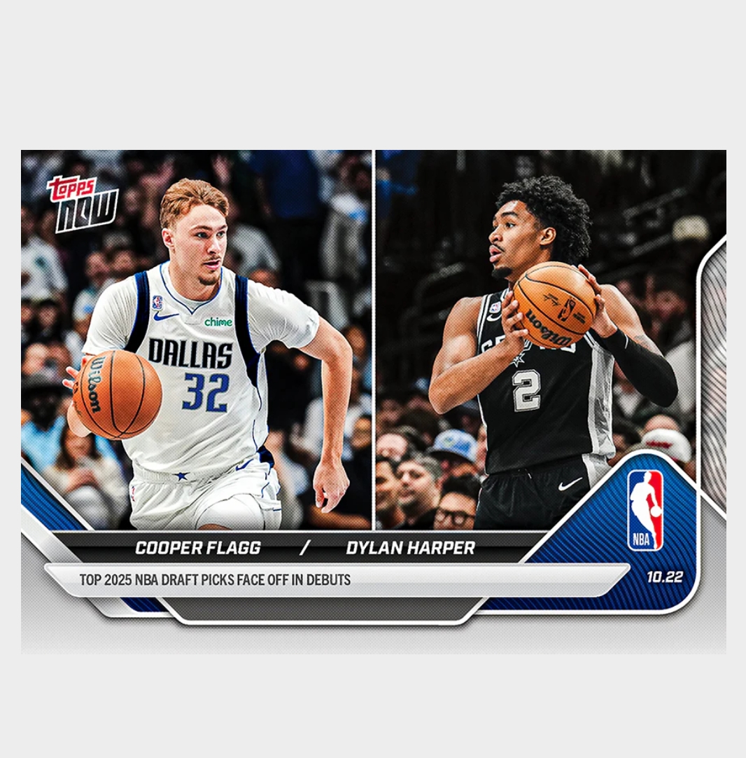 「GOH’S」Cooper Flagg/Dylan Harper - 2025-26 NBA Topps NOW® - Card 8 - PR: 7178