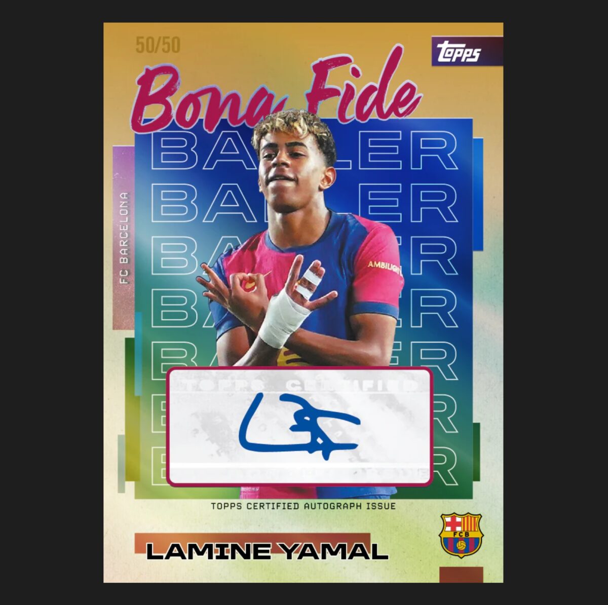 「GOH’S」2025-26 TOPPS® FC Barcelona Team Set 巴薩隊盒