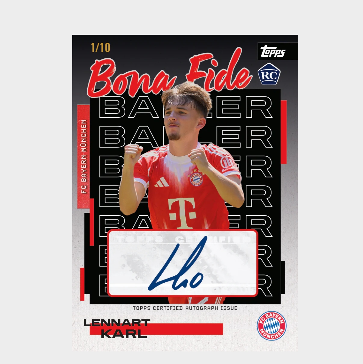 「GOH’S」2025-26 TOPPS® FC Bayern München Team Set 拜仁隊盒