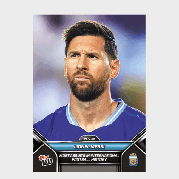 「GOH’S」Lionel Messi - 2024-25 Argentina Topps NOW® - Card 3 - PR: 8429