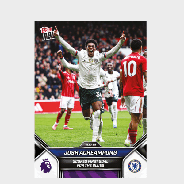 「GOH’S」Josh Acheampong - 2025-26 Premier League Topps NOW® - Card 35 - PR: 482