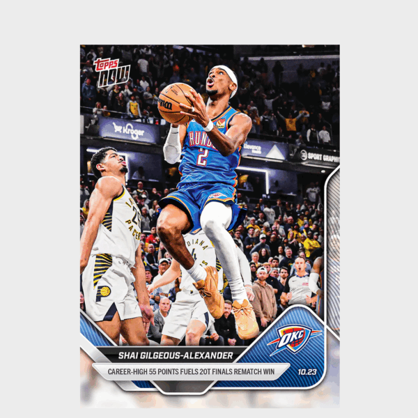 「GOH’S」Shai Gilgeous-Alexander - 2025-26 NBA Topps NOW® - Card 20 - PR: 1280